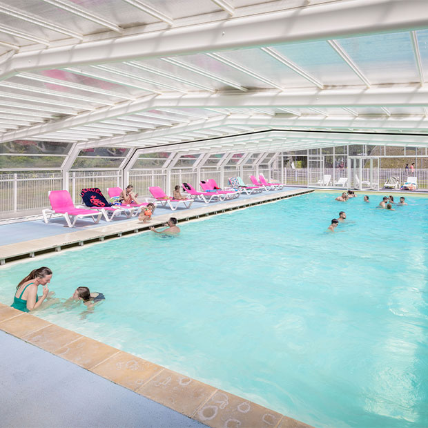 camping piscine chauffee baie en somme