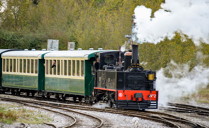 Eisenbahn Bucht von Somme