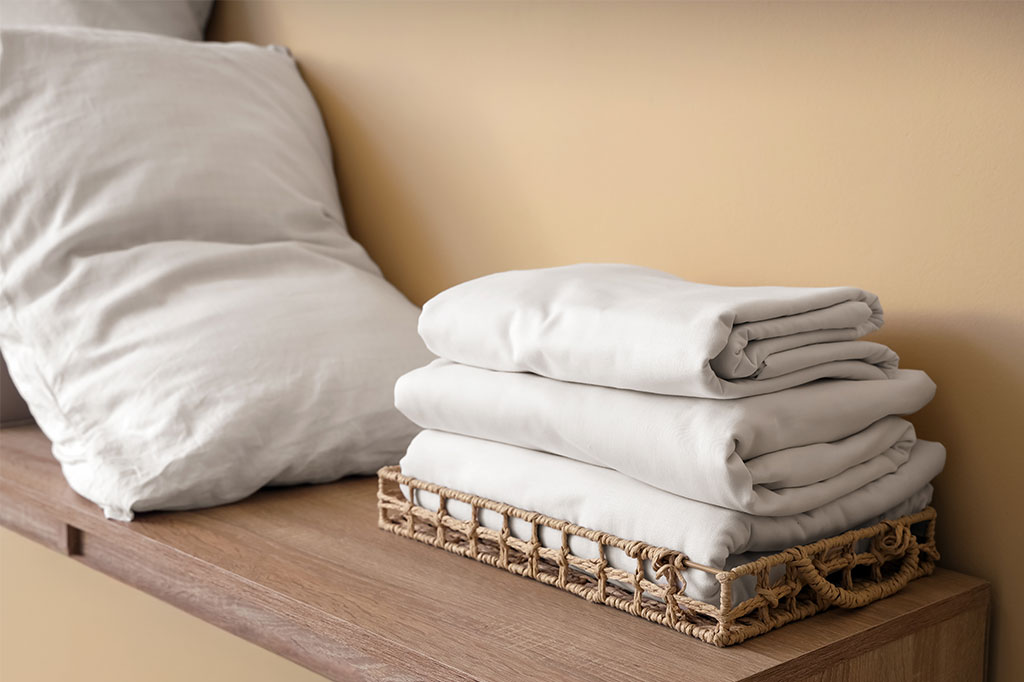 Vermietung von Bettwäsche auf dem Campingplatz Mers les bains