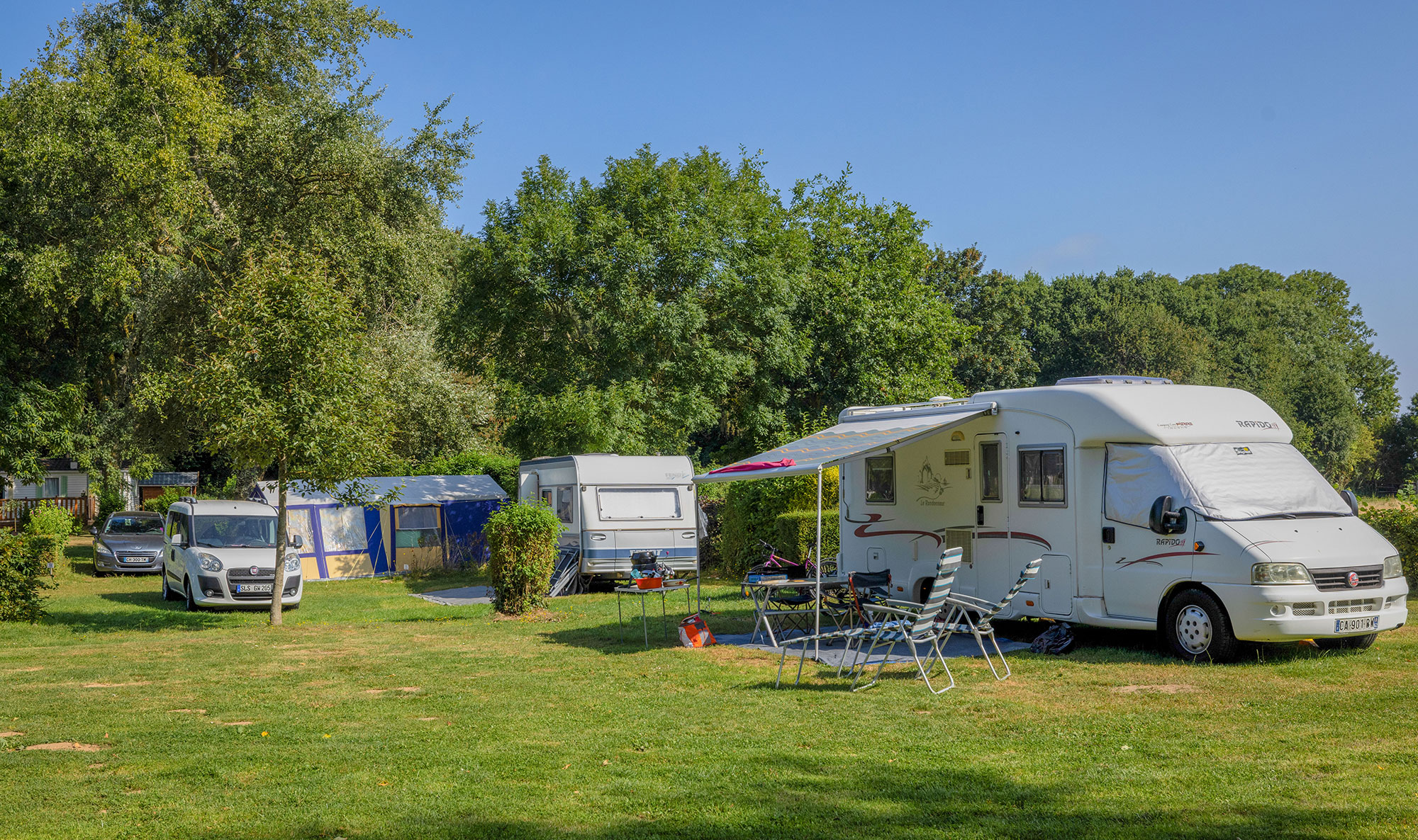 vermietung von stellplätzen auf dem campingplatz mers les bains