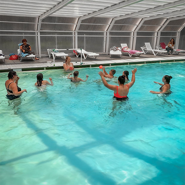 piscine chauffee camping mers les bains