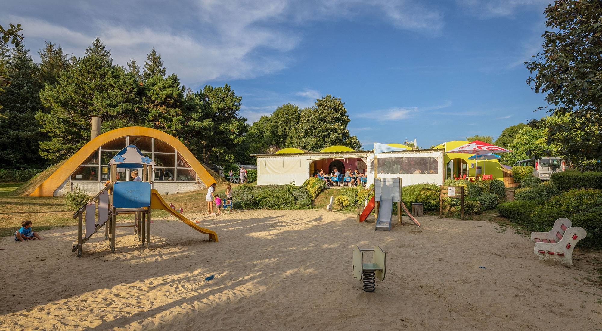 Dienstleistungen des Campingplatzes Baie en somme